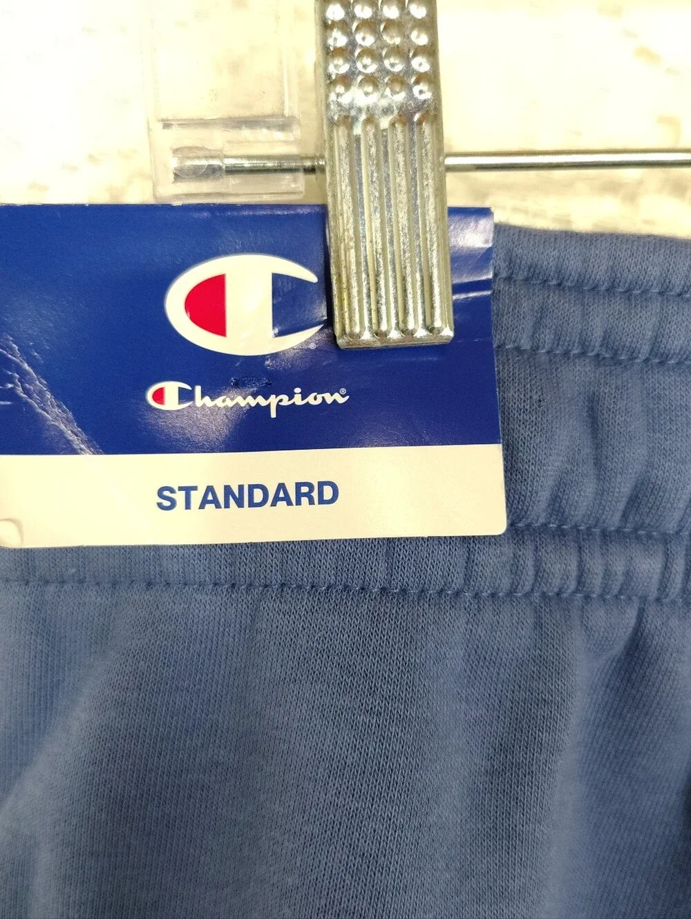 Champion Sweatpants Blue with Pockets and Drawstring Size Large